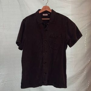 Black Denim button up
